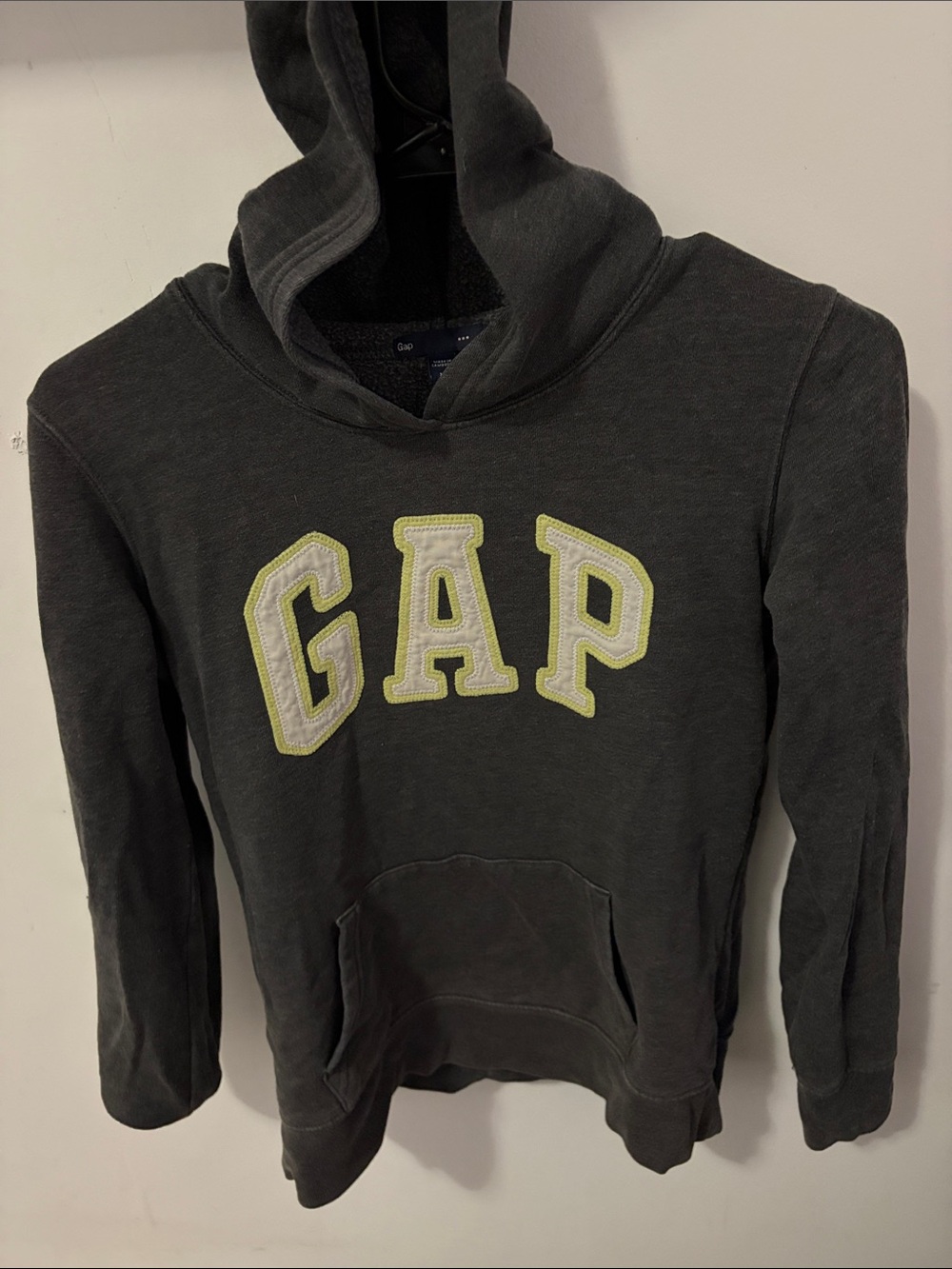 Kids grey hoodie with GAP logo